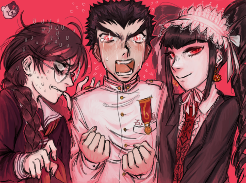 Toko, Taka and Celeste, which I headcanon them to be sibling XD (mess up Taka but don't mind him)