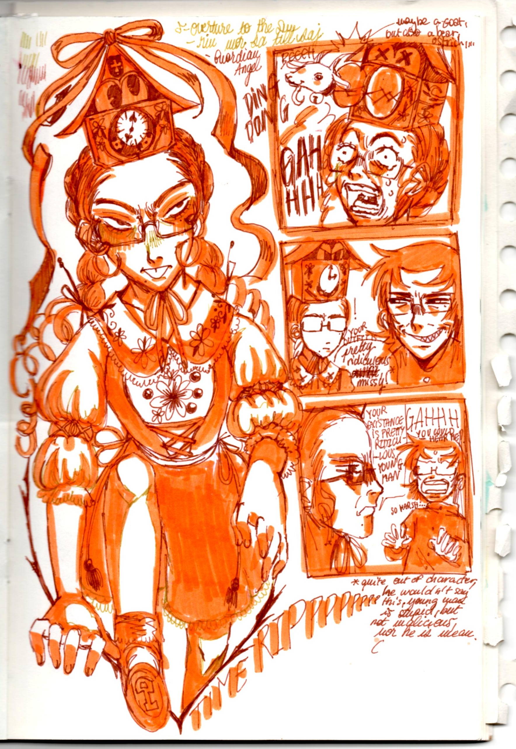 une horloge suisse comme chapeau → Keine Kamishirasawa inspired ~